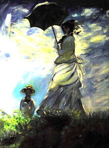 Monet - Frau mit Sonnenschirm